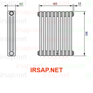 Радиатор IRSAP Tesi 30900/9 T14 CL 01